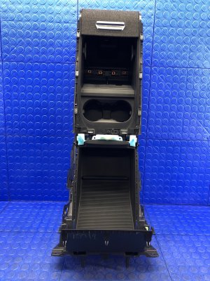 2022-2024 Lucid Air Tan Front Center Console Assembly with Cup Holder and USB (Used OEM)