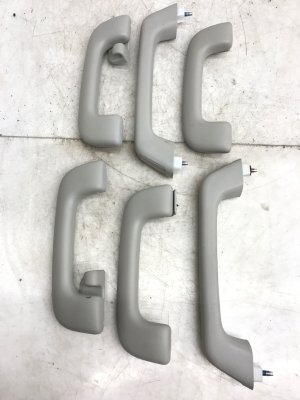2020-2025 Kia Telluride Gray Interior Grip Grab Handle 6-Piece Set (Used OEM)
