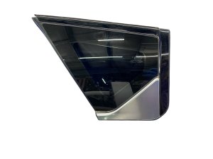 2025-2026 Kia K4 Silver Quarter Glass with Silver Trim - Rear, Left (Driver) (Used OEM)