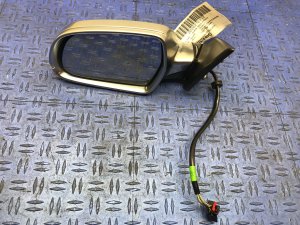 2009-2017 Audi A5 Silver Power Heated Auto-Dimming Door/Side View Mirror - Left (Driver) (Used OEM)