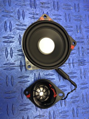 2016-2019 BMW M760i xDrive Harman Kardon Package Tray Speaker Set - Rear (Used OEM)