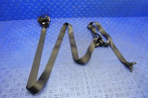 2013-2016 Hyundai Genesis Black Seat Belt Assembly - Front, Right (Passenger) (Used OEM)