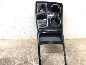 2022-2023 Kia Stinger Center Console Shifter Bezel with Cup Holder and Drive Mode Controls (Used OEM)