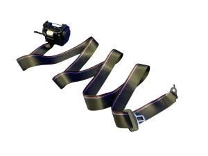 2023-2025 BMW M2 Black M Sport Seat Belt Assembly - Rear, Left (Driver) (Used OEM)