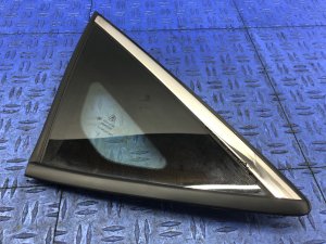 2023-2025 Acura Integra Chrome Quarter Glass with Chrome Moulding - Rear, Left (Driver) (Used OEM)