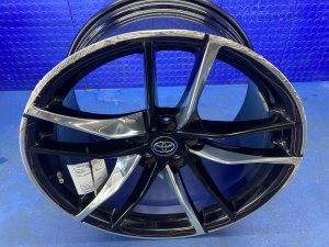 2020-2022 Toyota GR Supra Silver 19x10 10-Spoke Silver and Black Alloy Wheel - Rear (Used OEM)