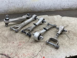  Tesla Model s Upper and Lower Suspension Control Arm Set - Rear, Right (Passenger) (Used OEM)