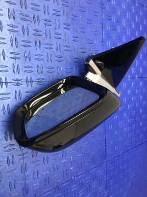 2016-2019 BMW 740i Jet Black Power Heated Door/Side View Mirror - Right (Passenger) (Used OEM)