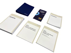 2024-2025 Hyundai Sonata Owners Manual Booklet Set with Case (Used OEM)