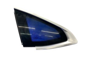 2022-2025 BMW 428i Silver Quarter Glass with Silver Moulding - Rear, Left (Driver) (Used OEM)