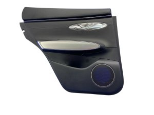 2024-2025 Genesis GV70 Black Door Interior Trim Panel with Aluminum Trim - Rear, Left (Driver) (Used OEM)