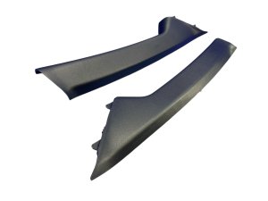 2023-2025 Toyota bZ4X Black Interior A-Pillar Trim Panel Set - Front (Used OEM)