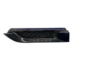 2014-2020 Jaguar F-Type Black Fender Mounted Air Vent Trim Cover Molding - Front (Used OEM)