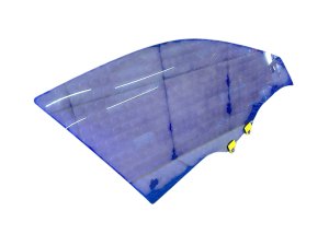 2023-2026 Honda Civic Door Window Glass - Front, Right (Passenger) (Used OEM)