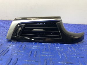 2018-2022 BMW M5 Gray Dashboard A/C Air Vent Grille with Wood Grain Trim - Front, Left (Driver) (Used OEM)