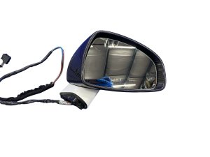 2008-2015 Audi TT White Power Folding Heated Auto Dim Door/Side View Mirror - Front, Right (Passenger) (Used OEM)