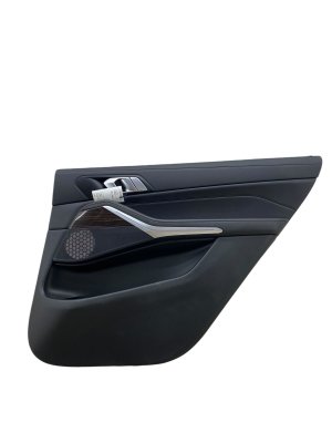 2019-2022 BMW X7 Black Door Interior Trim Panel with Illumination - Rear, Right (Passenger) (Used OEM)
