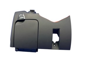 2015-2017 Ferrari California Black Lower Dash Trim Cover Panel with Switches and Tray (Used OEM)