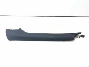 2007-2011 Bentley Continental Black Windshield A-Pillar Trim Cover Panel - Front, Left (Driver) (Used OEM)
