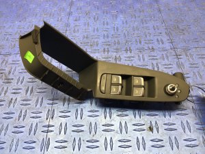 2009-2016 Audi A4 Power Window and Side View Mirror Switch Trim Panel Bezel - Front, Left (Driver) (Used OEM)