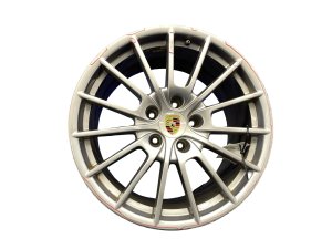 2010-2016 Porsche Panamera 20x11.5 15-Spoke Magnesium Finish Alloy Wheel (Used OEM)