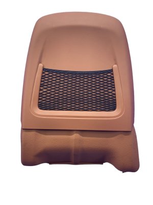 2014-2021 Maserati Quattroporte Brown Seat Back Trim Panel Cover - Front (Used OEM)