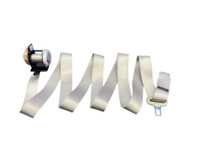 2023-2025 Toyota Crown Beige Center Seat Belt Assembly - Rear, Left (Driver) (Used OEM)