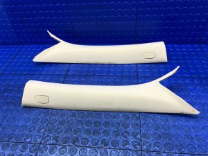 2017-2020 Mercedes-Benz E500 Beige A-Pillar Trim Panel Cover Set - Front (Used OEM)