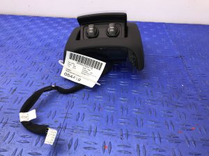 2017-2019 Genesis G90 Black Center Console Trim Panel with Dual Power Outlets - Rear (Used OEM)