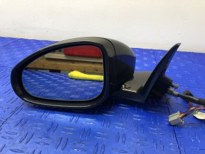 2014-2024 Jaguar F-Type Black Power Folding Auto Dimming Blind Spot Door/Side View Mirror - Left (Driver) (Used OEM)