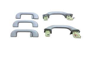 2022-2025 Jeep Wagoneer Tan Roof and B-Pillar Grab Handle Set (Used OEM)