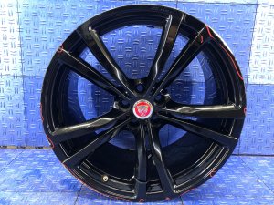 2017 Jaguar F-Type Black 20x11 5 Split-Spoke Rear Alloy Wheel (Used OEM)
