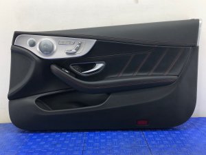 2019-2023 Mercedes-Benz C280 Black Door Interior Trim Panel - Front, Right (Passenger) (Used OEM)