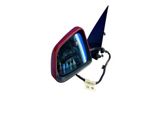  Tesla Model y Red Power Heated Auto-Dimming Tilt-Down Door/Side View Mirror - Front, Left (Driver) (Used OEM)