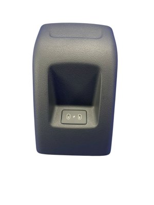 2024-2026 Hyundai Sonata Gray Center Console Trim Panel with Dual USB-C Ports - Rear (Used OEM)