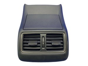 2014-2020 INFINITI Q50 Black Center Console HVAC Vent Trim Cover - Rear (Used OEM)