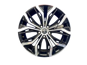 2025 Toyota Crown Signia Silver 19x7 5-Spoke Machined Black Alloy Wheel (Used OEM)