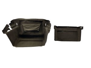 2012-2026 Porsche Boxster Black Trunk Interior Liner Trim Set - Front (Used OEM)