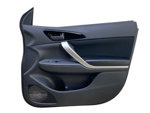 2022-2025 Mitsubishi Eclipse Cross Black Door Interior Trim Panel with Cloth - Front, Right (Passenger) (Used OEM)