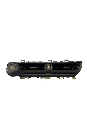 2023-2025 Toyota Prius Black Center Dash HVAC Air Vent Duct Trim Panel with Ignition Switch - Front (Used OEM)