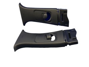 2022-2025 Hyundai Santa Cruz Black Upper B-Pillar Trim Panel Covers (Used OEM)
