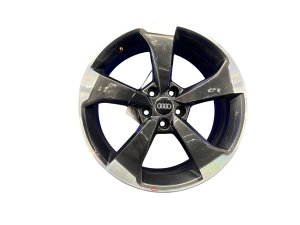 2017-2020 Audi RS3 Black 19x8.5 5-Spoke Machined Black Alloy Wheel (Used OEM)