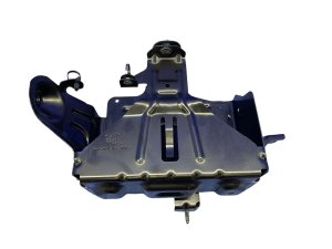 2019-2024 BMW M850i xDrive Black Lithium Dual Storage Battery Tray Bracket (Used OEM)