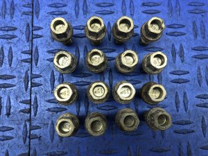 1995-2025 Audi A6 Wheel Lug Bolt Set of 16 (Used OEM)