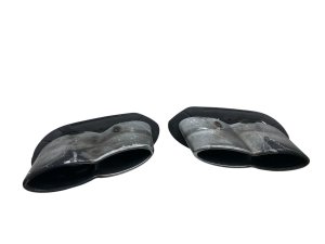 2012-2018 Bentley Continental Figure-Eight Style Exhaust Tail Pipe Tip Set - Rear (Used OEM)