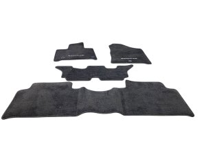 2024-2026 Hyundai Santa Fe Black Front and Rear Carpet Floor Mat Set (Used OEM)