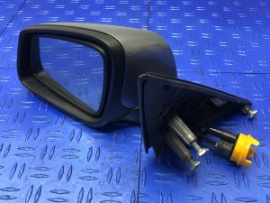 2011-2012 BMW 740i Gray Power Heated Door/Side View Mirror - Left (Driver) (Used OEM)