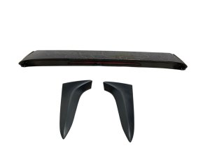2025-2026 Mazda CX-70 Jet Black Trunk Liftgate Spoiler with Taillight and Applique Moldings - Rear (Used OEM)