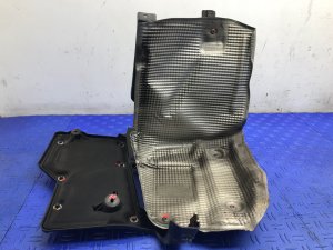 2010-2013 Porsche Panamera Bumper Bracket with Heat Shield - Rear, Left (Driver) (Used OEM)
