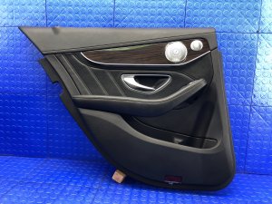 2015-2021 Mercedes-Benz C280 Black Door Interior Trim Panel - Rear, Left (Driver) (Used OEM)